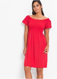 Платье с открытыми плечами Bonprix