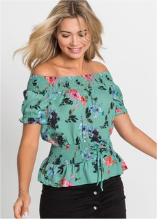 Блузка с открытыми плечами Bonprix