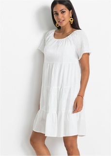 Платье с вышивкой ришелье Bonprix