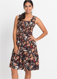 Платье с воланами Bonprix