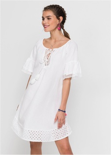 Платье льняное Bonprix