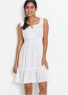 Платье с кружевной отделкой Bonprix