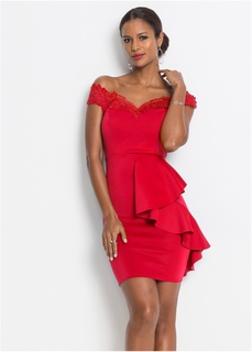 Платье с открытыми плечами Bonprix