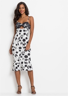 Миди-платье в горошек Bonprix