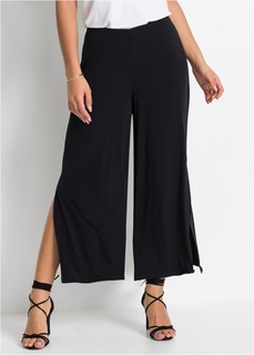 Брюки трикотажные с принтом, длина 3/4 Bonprix