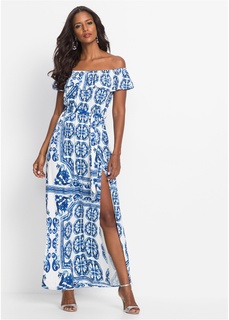 Платье с широким вырезом горловины Bonprix