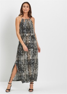 Платье удлиненного покроя из трикотажа Bonprix