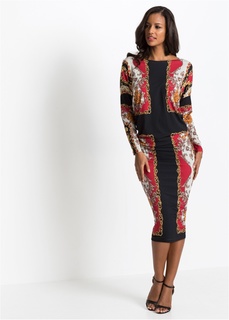 Платье с вырезом на спине Bonprix