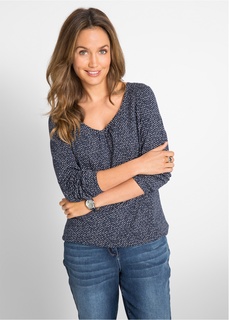 Футболка с длинным рукавом, хлопок Bonprix