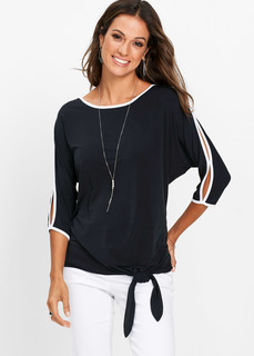 Футболка с окантовкой Bonprix