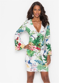 Платье с цветочным принтом Bonprix