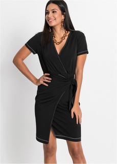 Платье с эффектом запаха Bonprix