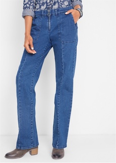 Джинсы стрейч Wide Fit Bonprix