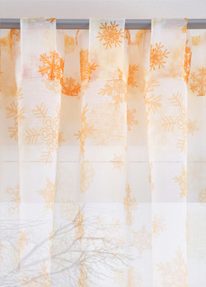 Гардина Снежинки (1 шт.) Bonprix