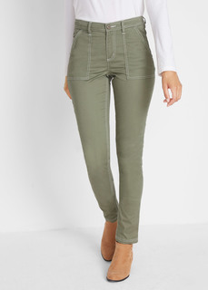 Брюки Slim Fit с контрастными лампасами Bonprix