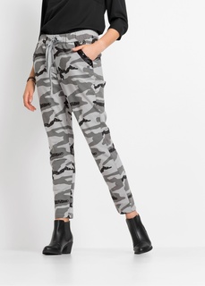 Брюки с блестками, трикотажный материал Bonprix