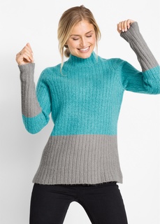 Пуловер с воротником-стойкой Bonprix