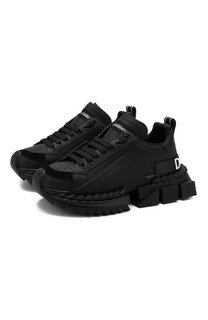 Кожаные кроссовки Superqueen Dolce & Gabbana