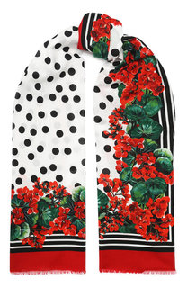Хлопковый шарф Dolce & Gabbana