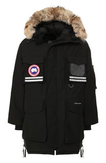 Пуховая парка Snow Mantra с меховой отделкой Canada Goose