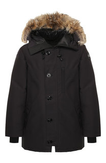 Пуховая парка Chateau с меховой отделкой Canada Goose