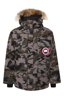 Пуховая парка Expedition с меховой отделкой Canada Goose