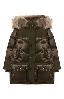 Пуховик с капюшоном Woolrich