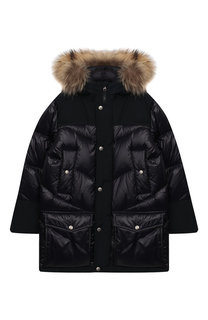 Пуховик с капюшоном Woolrich