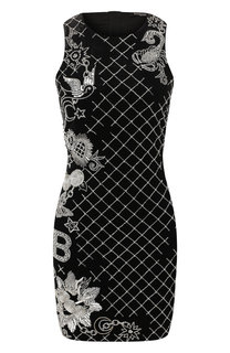 Платье из смеси вискозы и шелка Balmain