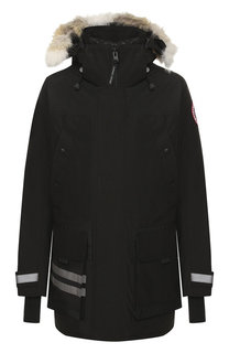 Пуховая парка с меховой отделкой Erickson Canada Goose
