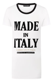 Хлопковая футболка Dolce & Gabbana