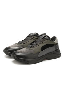 Кожаные кроссовки Santoni