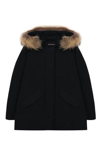 Пуховая парка с меховой отделкой Woolrich