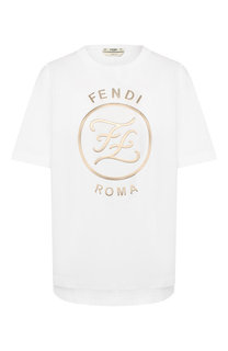 Хлопковая футболка Fendi