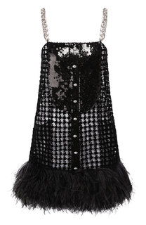 Платье из вискозы Balmain
