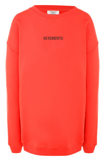Хлопковый свитшот Vetements