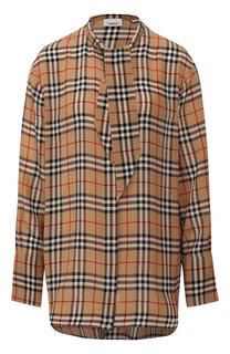 Шелковая блузка Burberry