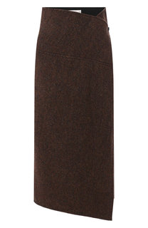 Шерстяная юбка Victoria Beckham