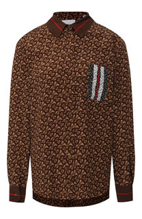 Шелковая рубашка Burberry