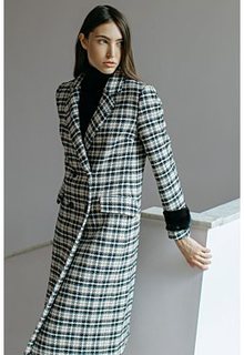 Пальто с отделкой мехом норки Acasta