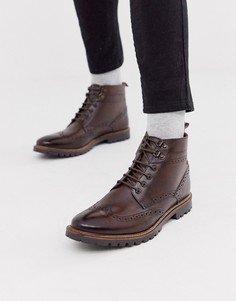 Коричневые броги Base London Bower