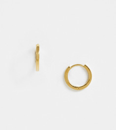 Позолоченные серьги-кольца Orelia