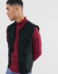 Жилет с карманами в стиле милитари Another Influence