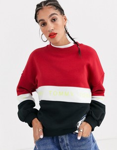 Свитшот колор блок Tommy Jeans