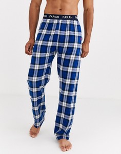 Фланелевые штаны для дома в клетку Farah
