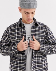 Серая свободная рубашка Weekday