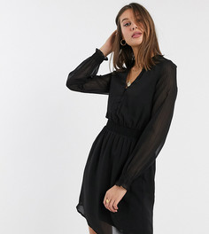 Черное свободное платье мини Vero Moda Tall