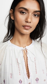 Camilla Long Gathered Panel Dress