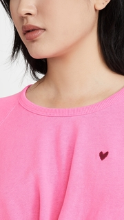 SUNDRY Pleated Sweatshirt