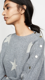 SUNDRY Wool Button Sweater